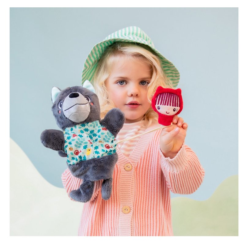 Lilliputiens Marioneta de Mão Louis Lobo - Imagem 1