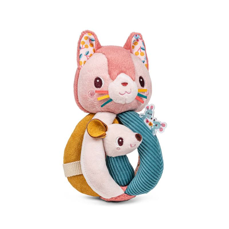 Lilliputiens Sonajero con Asas Jeanne la Gata - Imagen 1