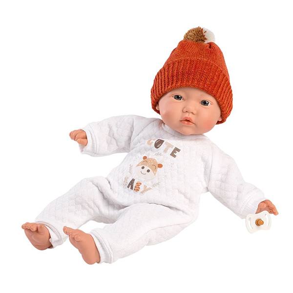 Muñeco Little Baby Gorro Naranja Bolsa 31cm - Imatge 1