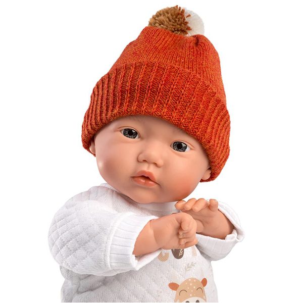 Muñeco Little Baby Gorro Naranja Bolsa 31cm - Imatge 2