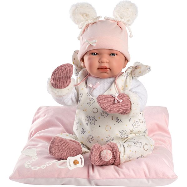 Muñeca bebé Llorens Joelle Rosa Elefante 38 cm – Mundo das Crianças