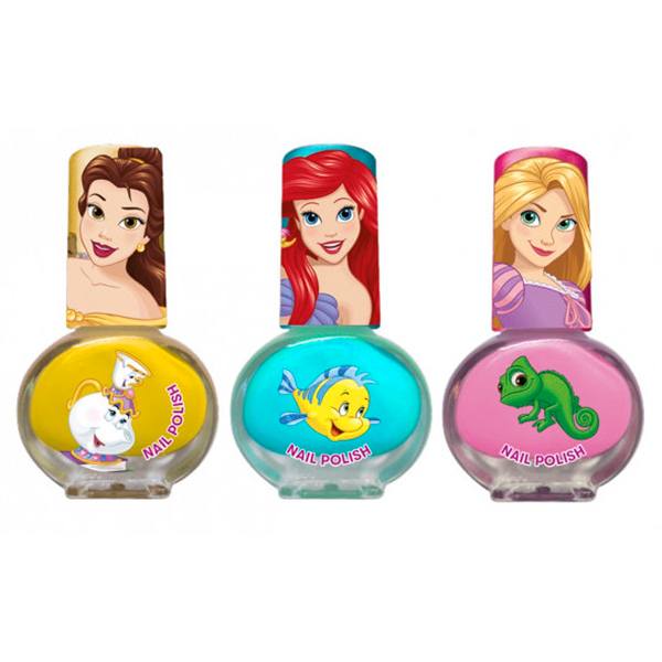Disney Princess Conjunto 3 Esmaltes Unhas - Imagem 1