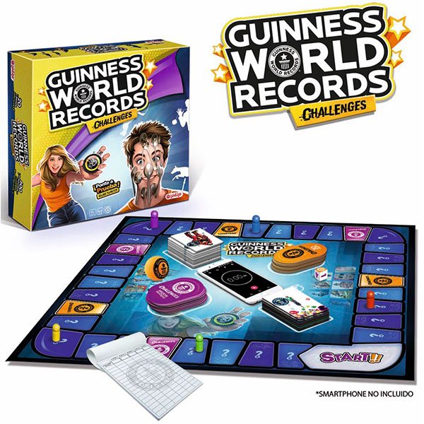 Lúdilo Jogo de Tabuleiro Guinness World Records Challenges