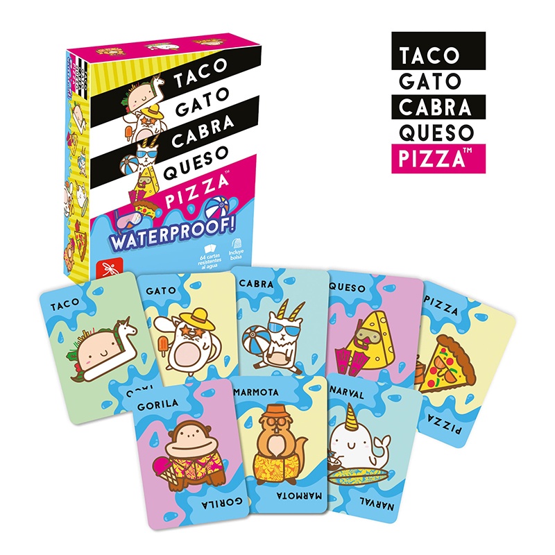 Juego de cartas Taco Gato Cabra Waterproof - Imagen 1