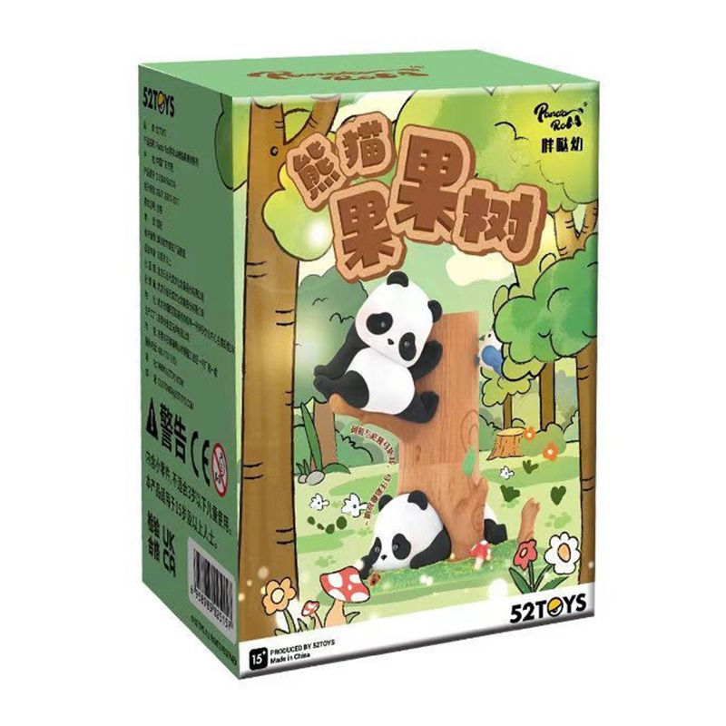 Panda Roll Fruit Tree Climbing Figura Surpresa - Imagem 1