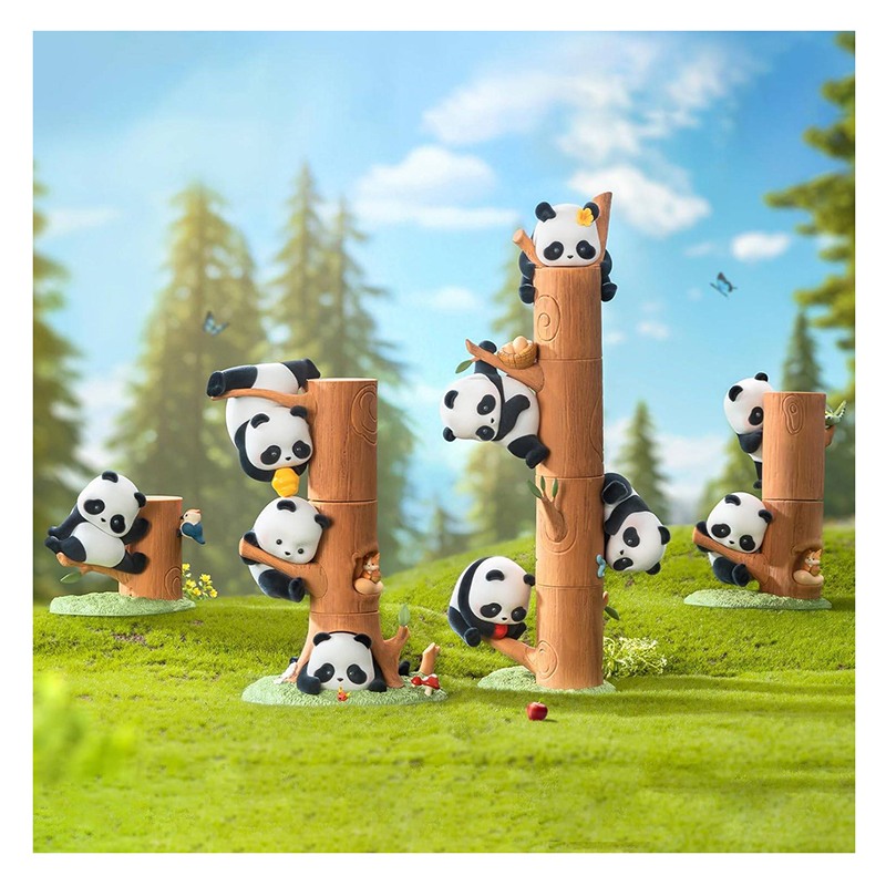 Panda Roll Fruit Tree Climbing Figura Surpresa - Imagem 2