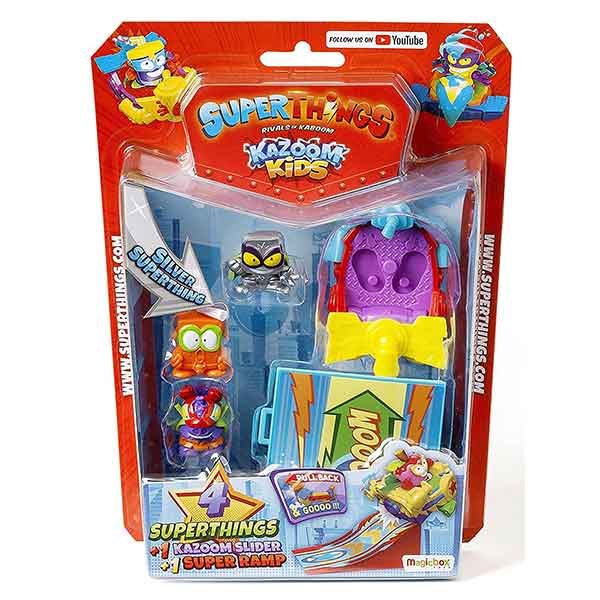 SuperThings Kazoom Kids Blíster 4 Figuras - Imagen 2