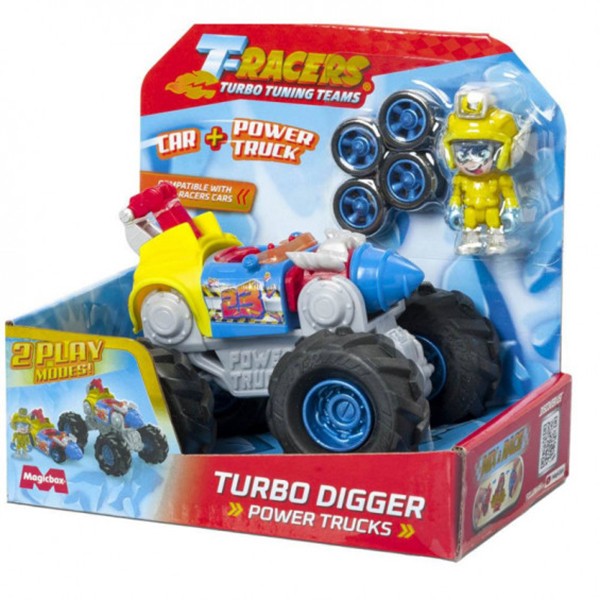 T-Racers Power Trucks Turbo Digger - Imagem 1