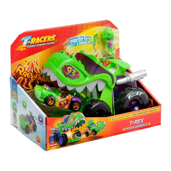 T-Racers Mega Wheels T-Rex - Imagen 4