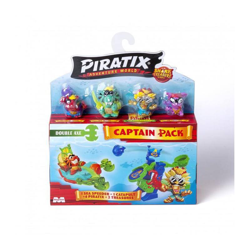 Piratix Shark Treasure Captain Pack Double Axe