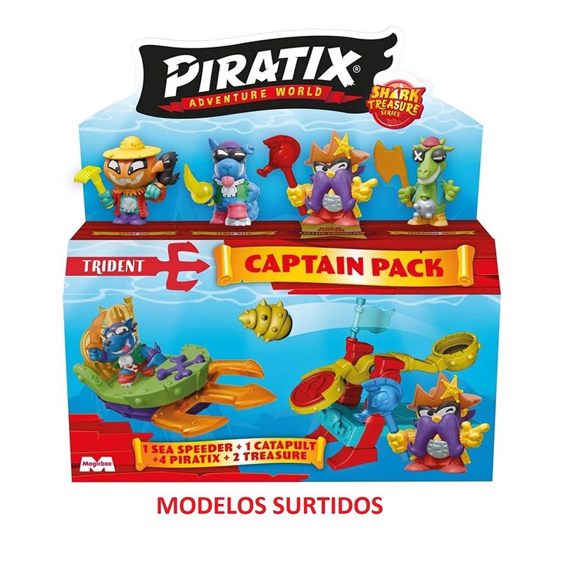 Piratix Shark Treasure Captain Pack Trident