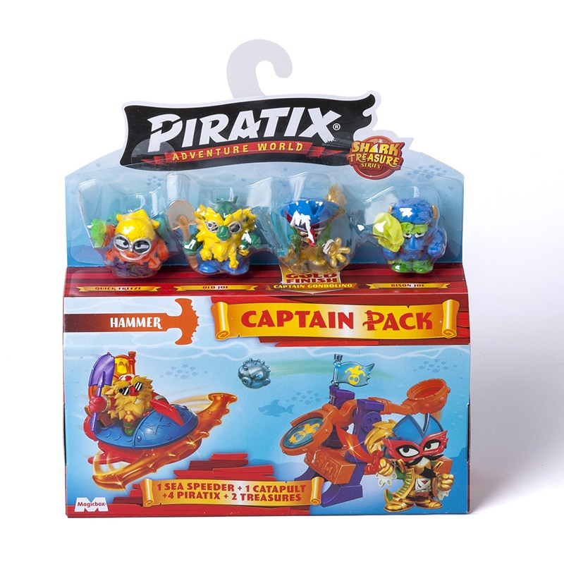 Piratix Shark Treasure Captain Pack Hammer