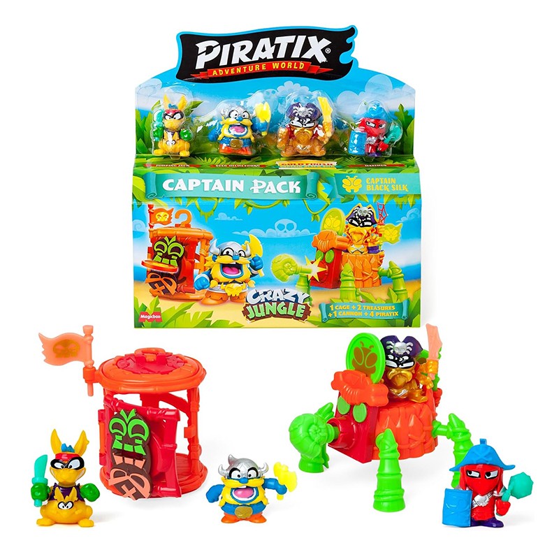 Piratix Crazy Jungle Capità Black Silk - Imatge 1