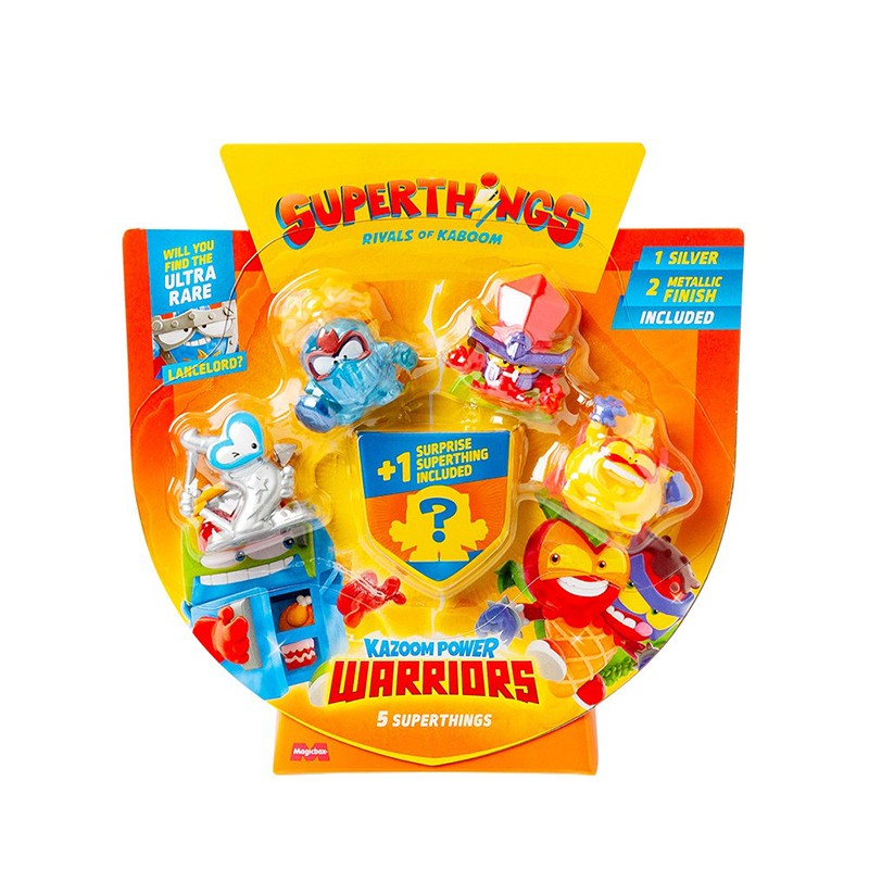 SuperThings Kazoom Power Warriors 5 Pack - Imagen 2