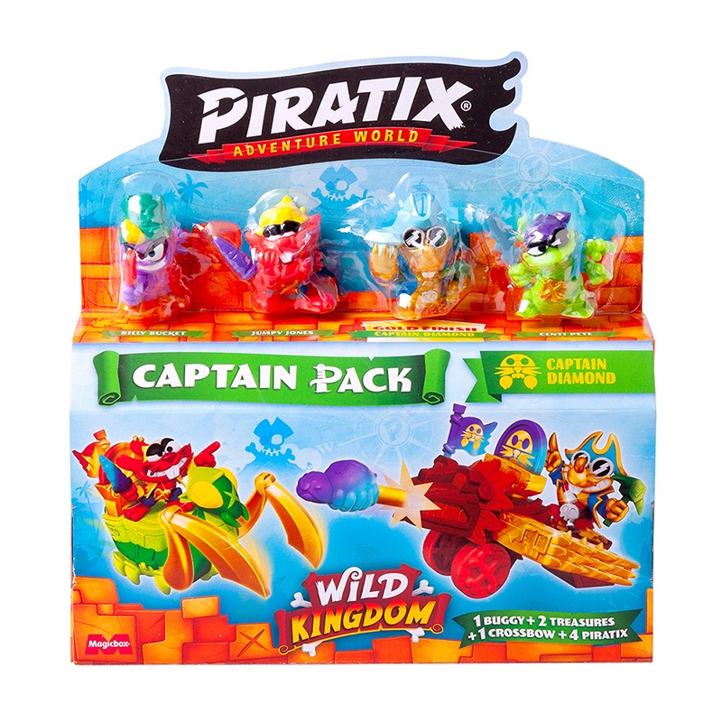 Piratix Wild Kingdom Pack Capitão Diamont