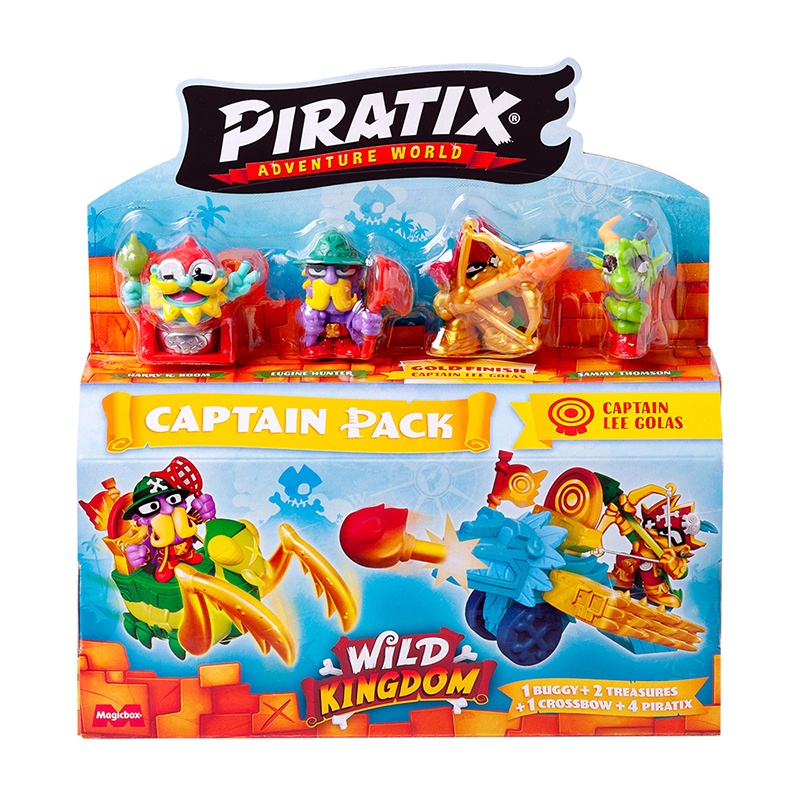Piratix Wild Kingdom Pack Captain Lee Golas