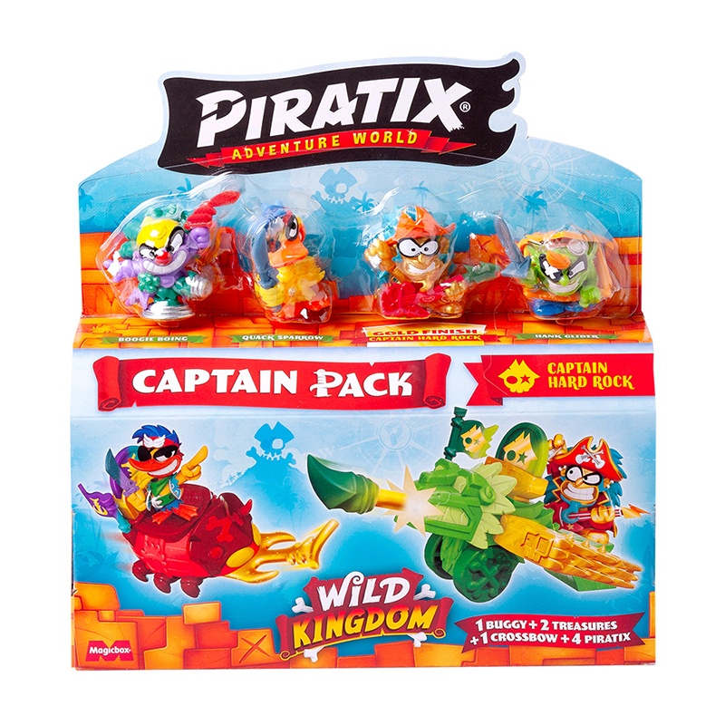 Piratix Wild Kingdom Pack Capitão Hard Rock