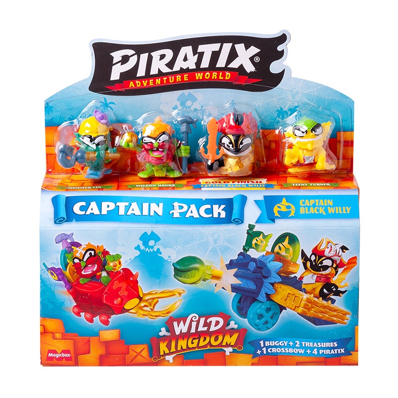Piratix Wild Kingdom Pack Captain Black Willy