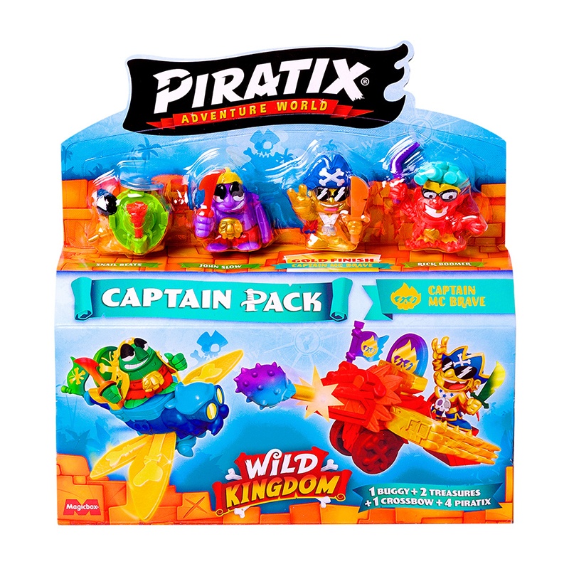 Piratix Wild Kingdom Pack Captain Mc Brave