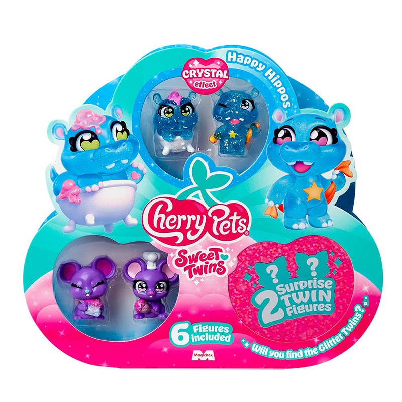 Cherry Pets Sweet Twins Multipack Happy Hippos