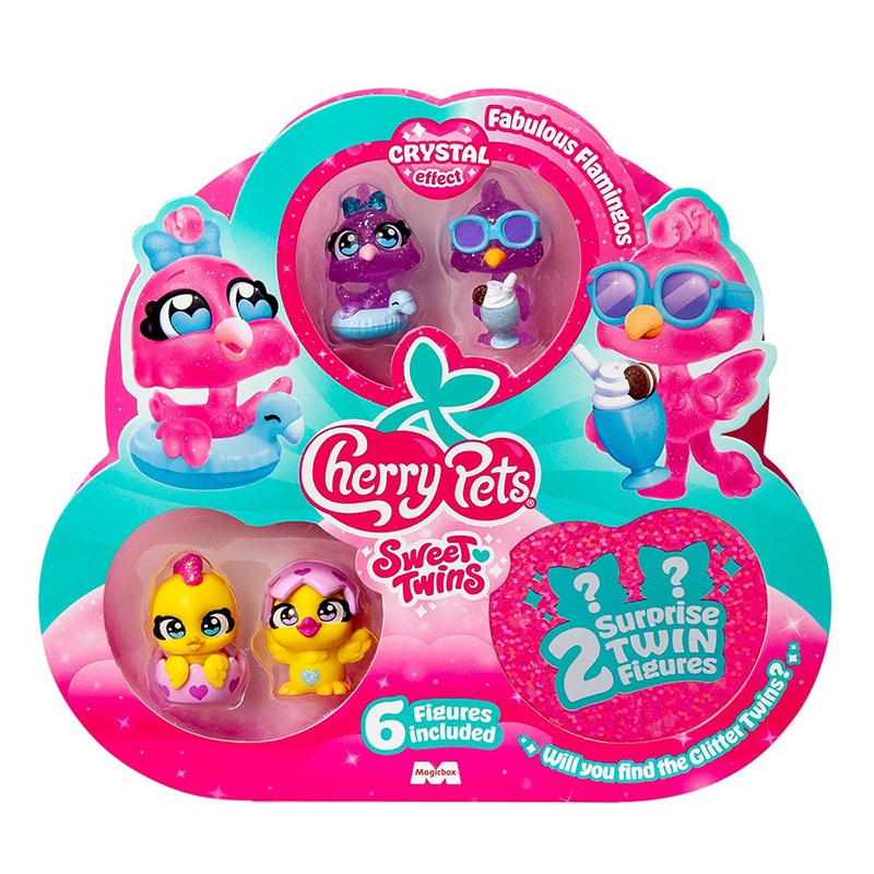 Cherry Pets Sweet Twins Multipack Fabulous Flamingos