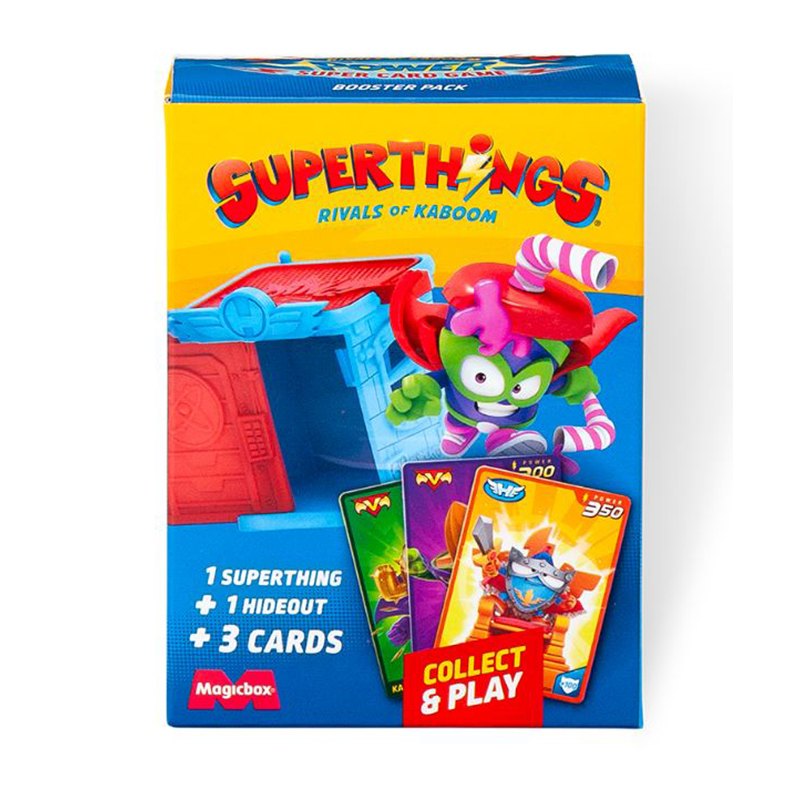 SuperThings Figura com Esconderijo e 3 Cartas