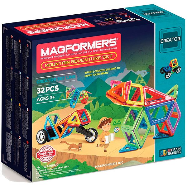 Magformers Set Adventure Mountain 32p - Imagem 1
