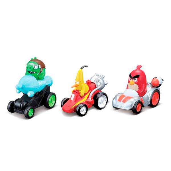 Angry Birds Coche Crashers PullBack Racers