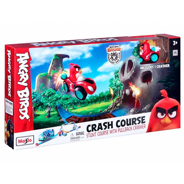 Angry Birds Faixa Crash Course e Vehículo - Imagem 1
