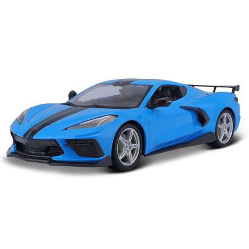 Maisto Carro de Escala Chevrolet Corvette Stingray Azul Coupe Edicion Especial 1:18 - Imagem 1