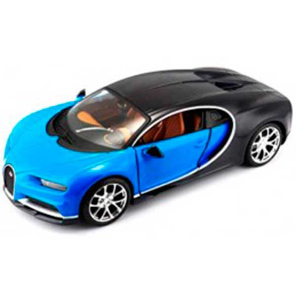 Cotxe a Escala Bugatti Chiron Blau 1:24 - Imatge 1