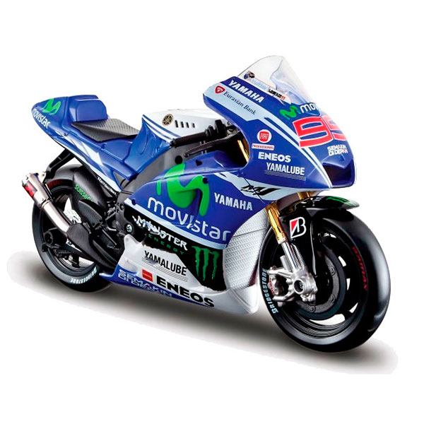 Moto Racing Yamaha Jorge Lorenzo 1:18 - Imagen 1