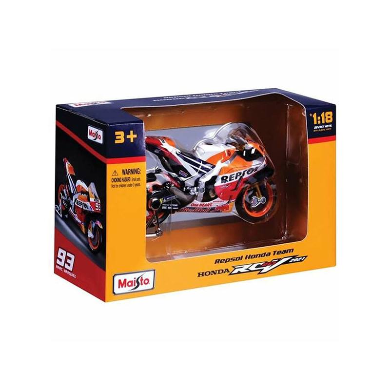 Maisto Moto a Escala Honda RC 213V Moto GP Marc Marquez 1:18 - Imatge 1