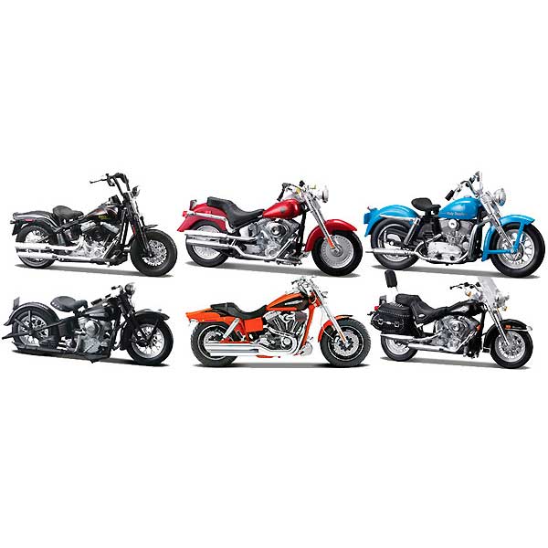 Moto a Escala Harley-Davidson 1:18 - Imagen 1
