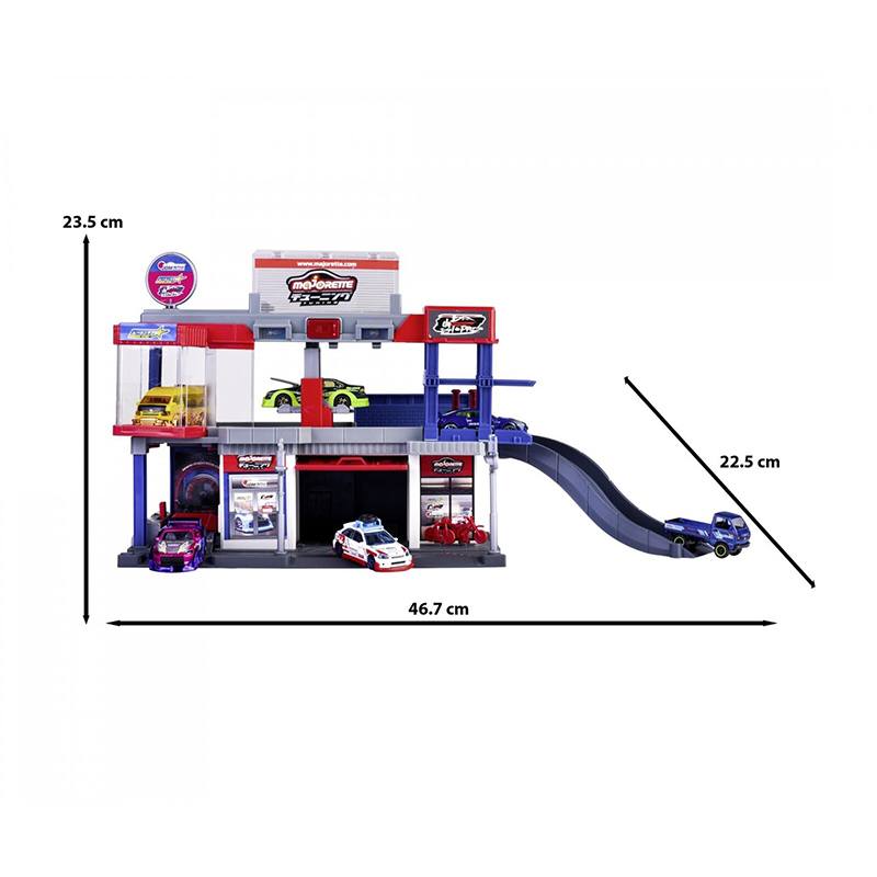 Majorette Parking Garaje Japan Series con Luces y Sonidos - Imagen 1