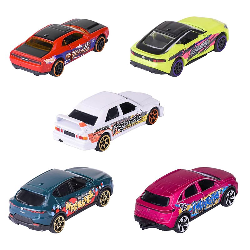 Majorette Pack 5 Coches Edición Limitada Graffitis - Imagen 1