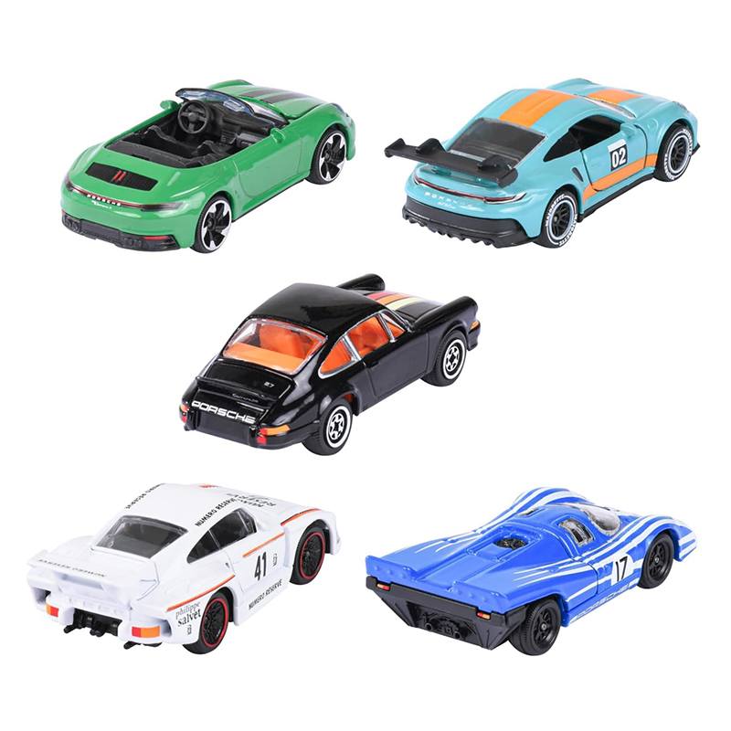 Majorette Pack 5 Coches Deportivos Porsche - Imagen 1