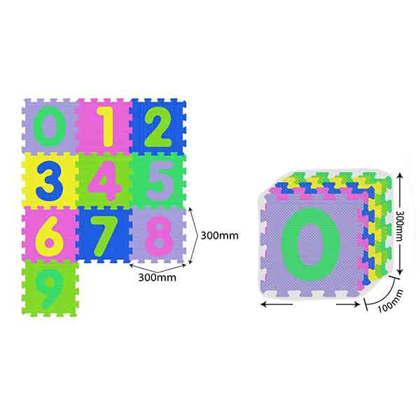 Puzzle 10 Piezas de Foam Números Sunta - Imagen 2