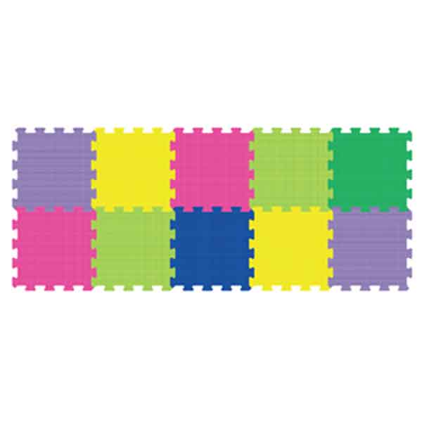 Puzzle 10 Piezas de Foam Color Liso Sunta - Imagen 1