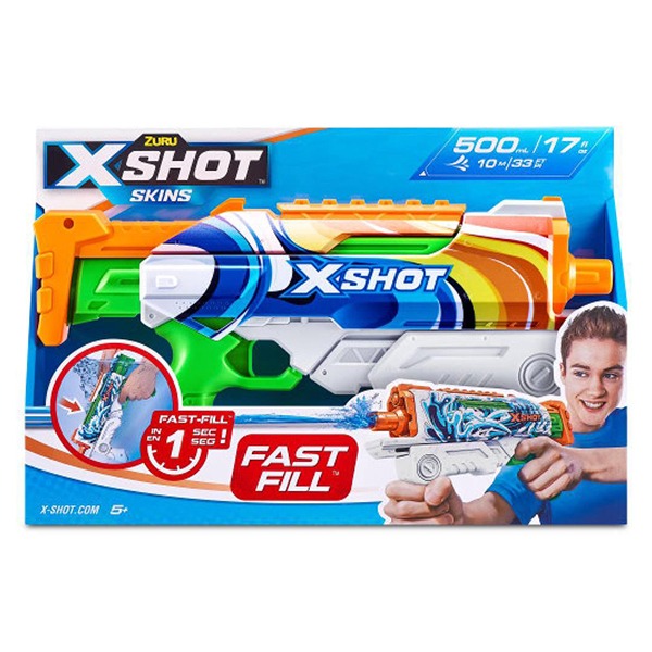 Pistola Agua X-Shot Skins Fast Fill Hyperload - Imagen 1