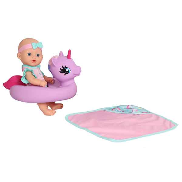 Boneca Bebê com Animal de Estimação Banho 25cm - Imagem 2