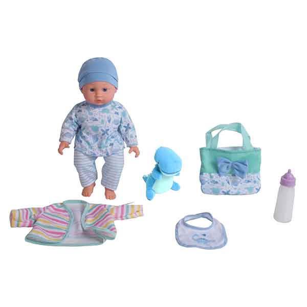 Boneca Bebê com Animal de Estimação e Acessórios 36cm - Imagem 1