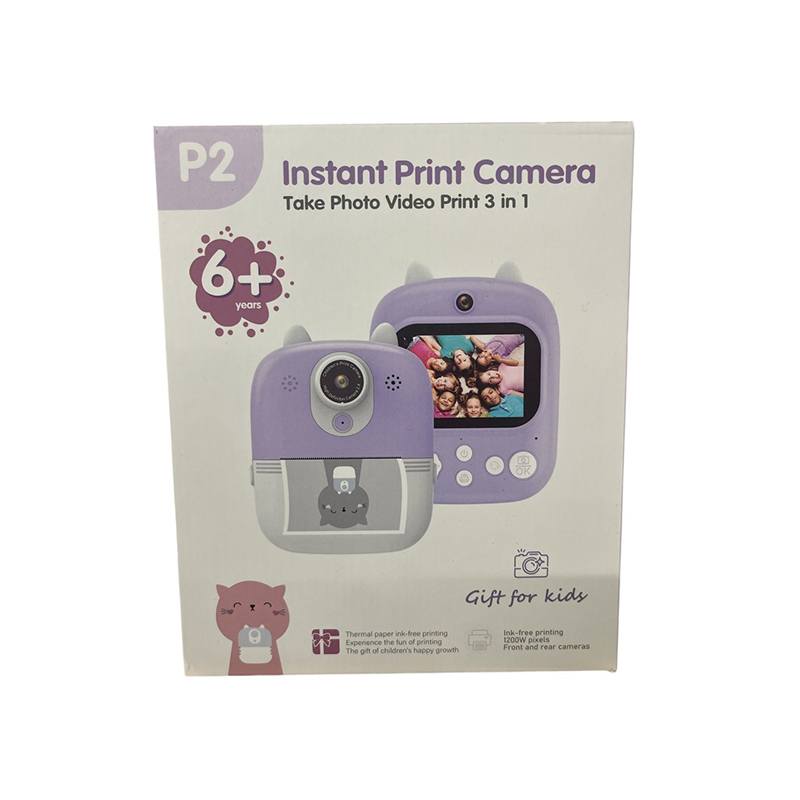 Cámara de Fotos Print Instantánea Papel - Gato Azul - Imagen 2