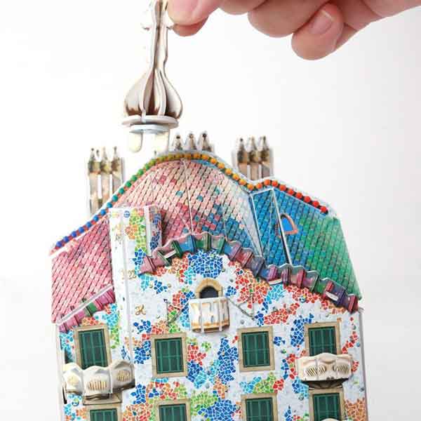 Puzzle 3D 68p Casa Batlló Barcelona - Imagen 3