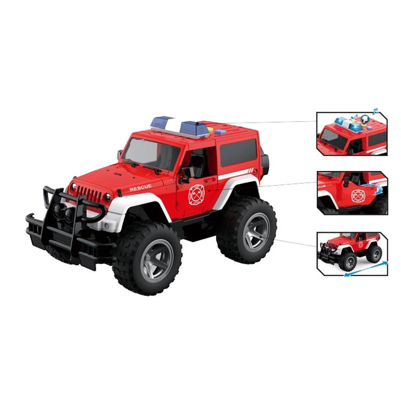 Coche Rescate Todoterreno Luz y Sonido 1:16 - Imagen 1
