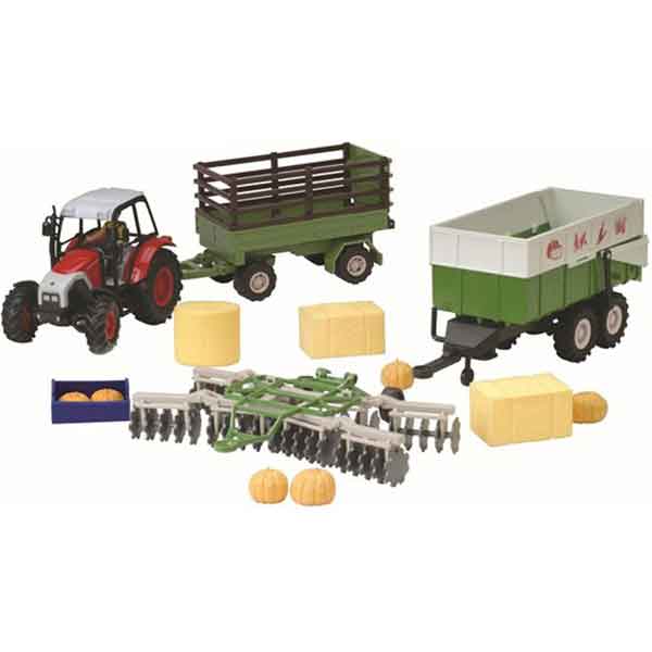 Conjunto Tractor e Acessórios Fazenda - Imagem 1