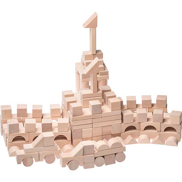 Cubo 300 Bloques de Madera Natural - Imagen 1