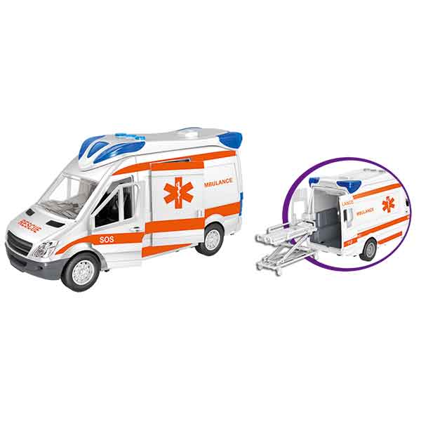 Ambulancia Luz y Sonidos con Accesorios - Imagen 1