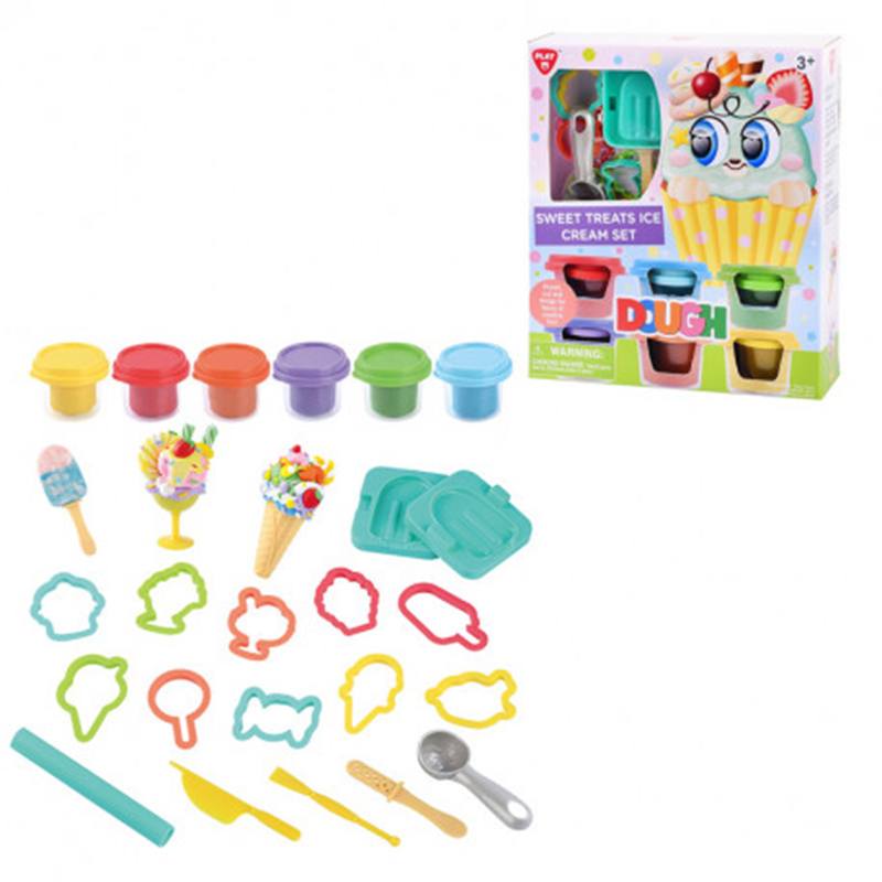 Plastilina Set Gelados e Doces Playgo