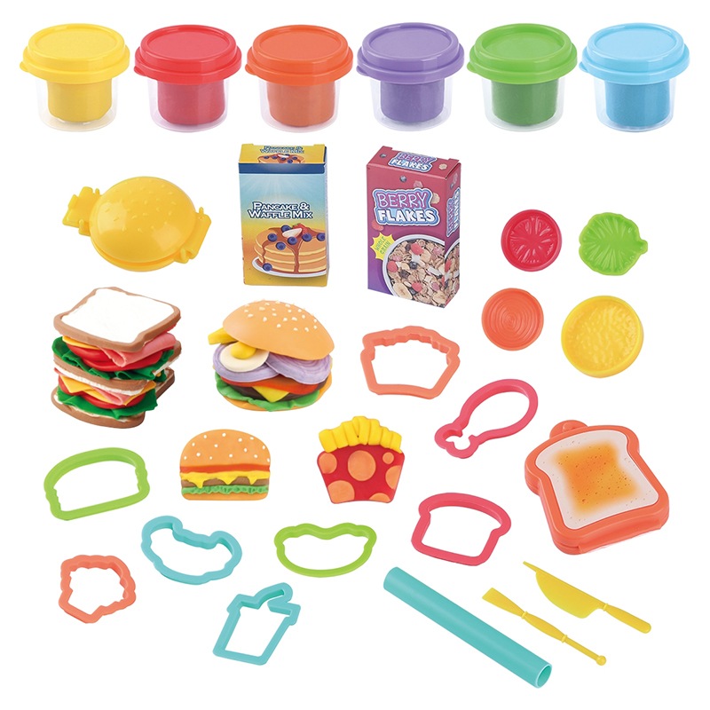 Conjunto de Plasticina Lunch and Snack Playgo - Imagem 1